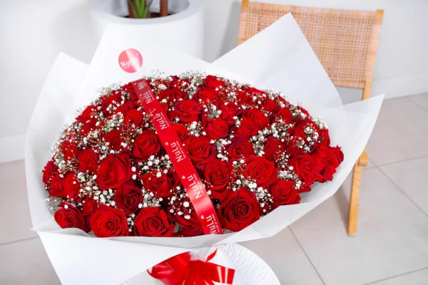 Red Roses with Gyp - Image 2