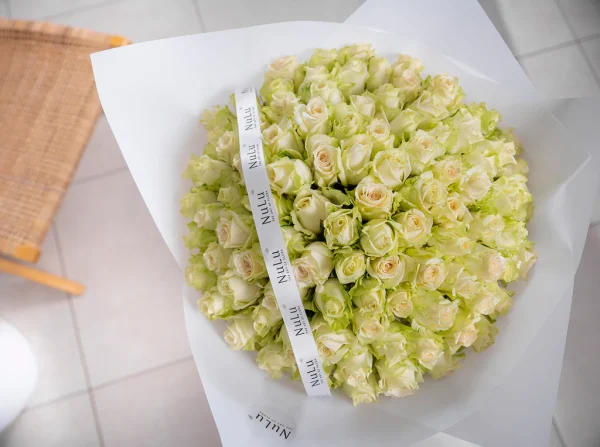 White Roses Bouquet - Image 6