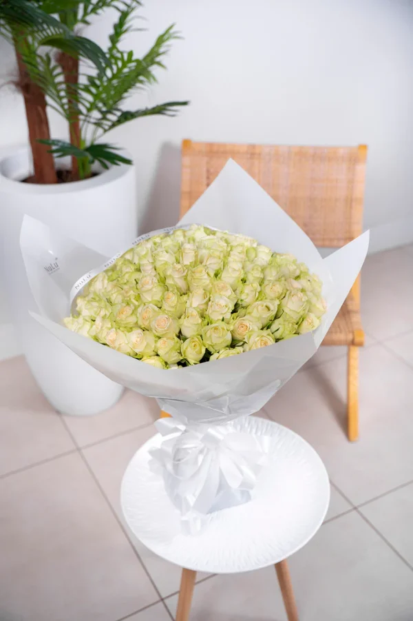 White Roses Bouquet - Image 4