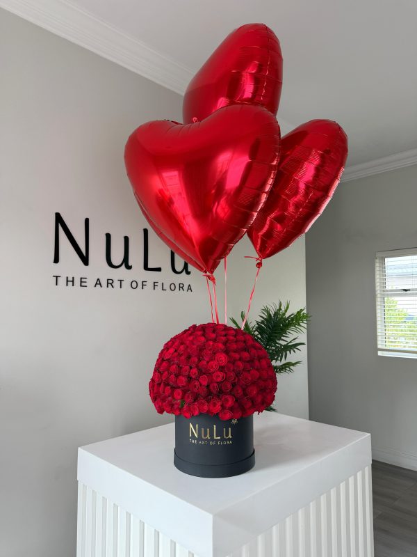 36 inch Heart-Shaped Personalised Foil Balloon - Image 2